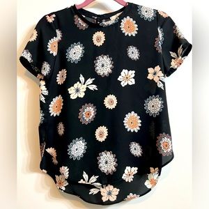 LOFT Petites Floral Top XXS